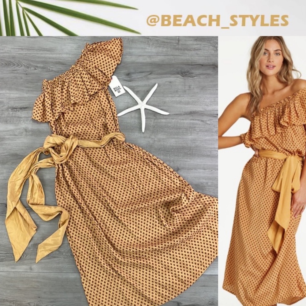 🔆BILLABONG🔆SASH AROUND MIDI DRESS - Picture 1 of 14